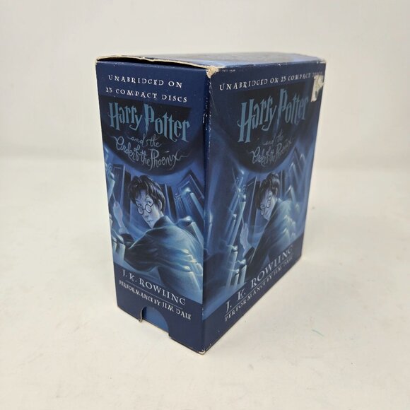 Harry Potter And The Order Of The Phoenix Audiobook 23-Disc Set Unabridged By J. - Picture 2 of 6